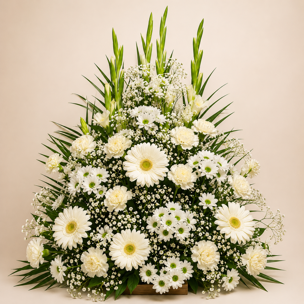 Arreglo Floral Blanco Serenity 🤍🕊️