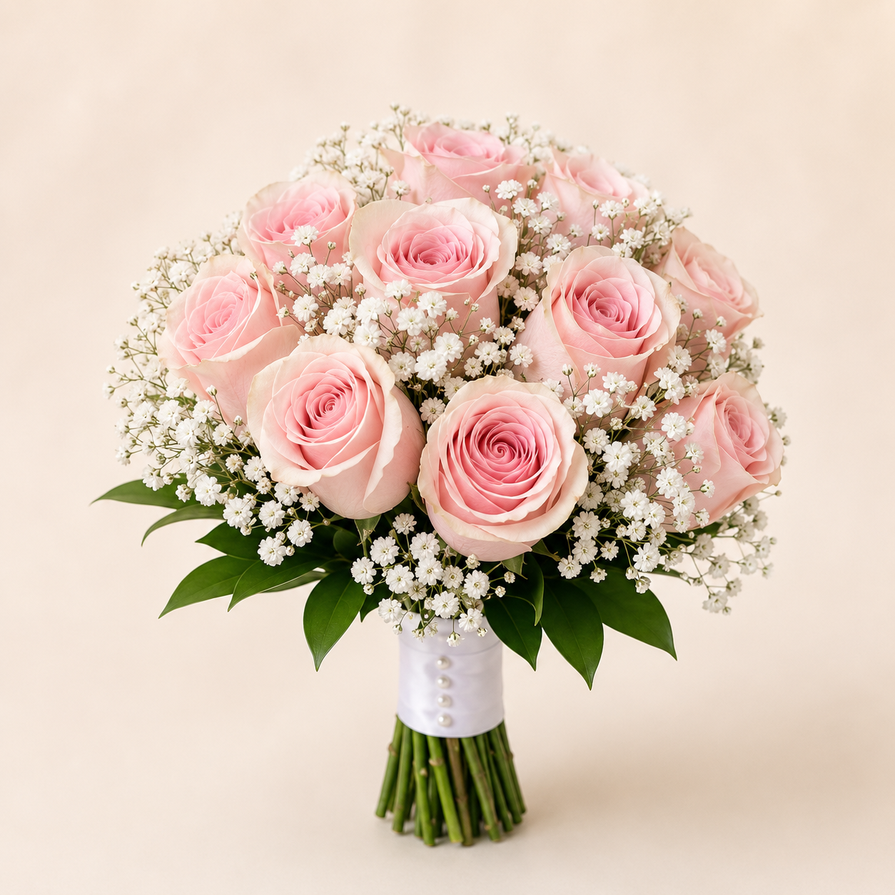 Ramo de Rosas Blush Premium 🌸✨ - Yugo